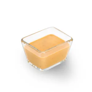 Karamelový proteínový puding