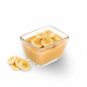 Banánový proteínový puding