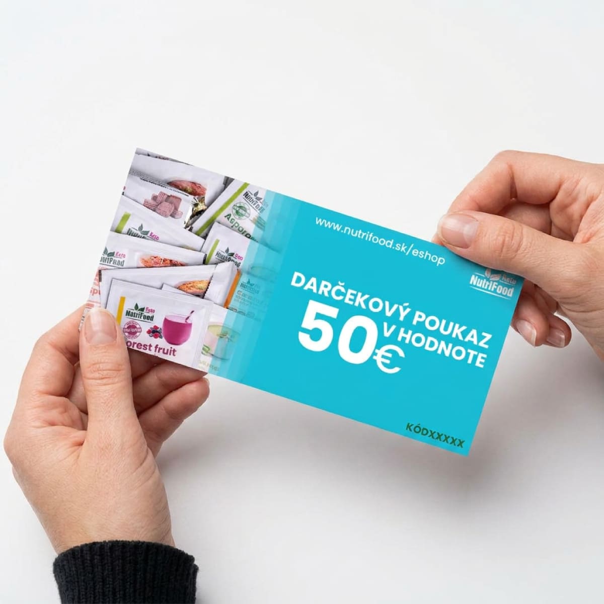Darčekové poukážky NutriFood Keto
