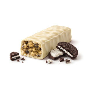 Cookies&Cream proteínová tyčinka v bielej čokoláde
