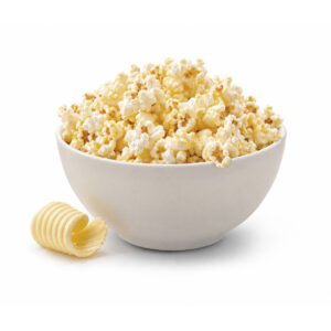 Maslový proteínový popcorn