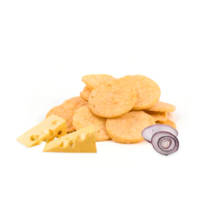 Syrovo-cibuľové proteínové chipsy